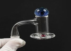 selling 25mm XL Beveled Edge Quartz Banger Cyclone Carb Cap 4mm Clear bottom bucket 14mm Male Female for dab rig6429092