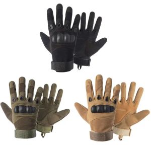 Klädningar Taktiska militära handskar Cykling Glove Sport Klättring av paintball Skytte Jakt Ridning Ski full fingerhandskar