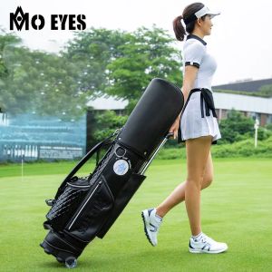 Bolsas PGM Mo Eyes Bolsa de golfe Mulheres Bolsas de rebocador Pacote de viagem portátil de polia com haste Pull Ultralight à prova d'água