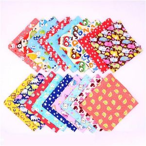 Dog Apparel 60Pcs Cotton Bandanas Bk Wholesale Selling Products Dogs Spring Summer Bibs Scarf Puppy Supplies Drop Delivery Home Garde Dhv3U