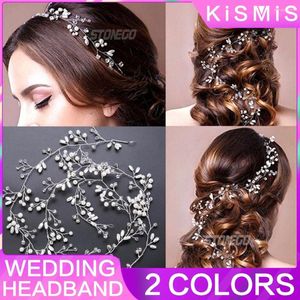 Clip per capelli 1pc Banca per matrimoni da matrimonio 50 cm Accessori da sposa cristallina perla per perla