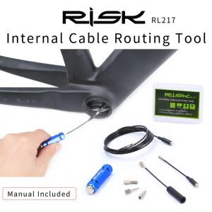 Tools RISK RL217 MTB Road Bike Internal Cable Routing Tool Bicycle Repair Tool Frame Shift Hydraulic Inner Cable Carbon Fiber Frame