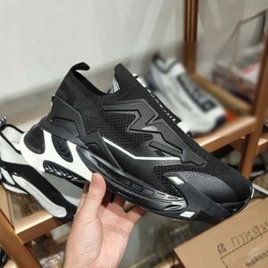 Designer mode lyxskor bästa toppkvalitet sneaker äkta läder handgjorda flerfärgade gradient tekniska sneakers män kvinnor berömda sko tränare990755