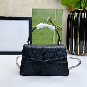 Designerski łańcuch torby małe torby na ramię Kobiety kwiat Brązowy portfel luksusowy designerska skórzana torebka crossbody z Boxa 00#