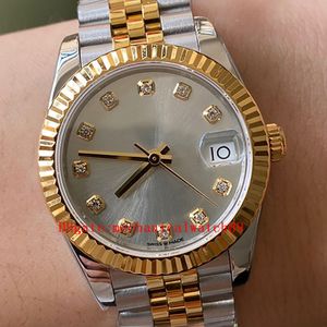 2024 Luxo Platinum Rose Gold Mint Green Relógio 31mm Mulheres relógios automáticos 278383 2824 Bracelet mecânica automática Girl Girl Waterspert Wristwatches