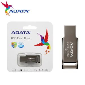 Napędy 100% oryginalne USB 3.1 ADATA UV131 USB Flash Drive 16 GB 32 GB Szybka pamięć prędkości 64 GB USB Pendrive Metal Mini U Stick