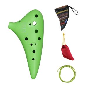 Instrument IRIN12 LOCHE C TONE OCARINA +Nationales Stilpaket +Riemen +Farbbeutel