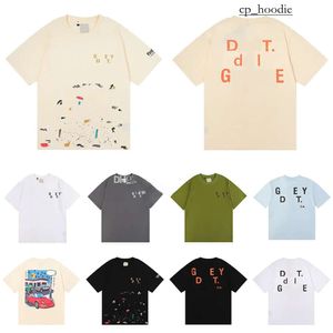 GalleryDept TシャツラグジュアリーファッションデザイナーメンズTシャツストリートスタイルギャラリーデプトシャツレター半袖プリントカジュアルスウェットシャツ女性ギャラリーデプトシャツ1569