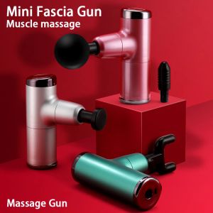 Massager mini smart fáscia pistol fitness impacto elétrico armas de armas de armas de massageador Muscle Relaxer Foot Meridian Massage Gun Housetable portátil