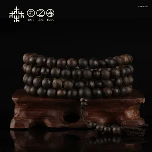 Strand Vietnã NHA TRANG Submergido Machilus Chinensis Material Velho 8mm 38,5g Agarwood Breads Bracelet