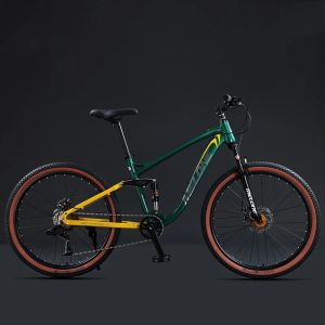 Bisiklet 26 inç Yumuşak Tail Dağ Bisiklet Alüminyum Alaşım Diğer Hizalama 24 inç Cross Country DH Bisiklet 10 Hızlı Yarış Bisikleti Tekerlek Set