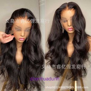 Wholesale all wigs for women outlet Professional wig with black synthetic fiber headband in front of lace long curly hair