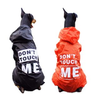 Capatos de chuva Moda Média Cães Grandes Capinho de chuva Cão de cães de chuva Casaco de chuva Roupas ao ar livre Roupas à prova d'água doberman Labrador Husky Jacket TLC02