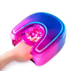 Satser laddningsbara nagellampa 48W UV Gel Cure Light Wireless Manicure Hine Red Light Nail UV LED Lamp Cordless Nail Dryer