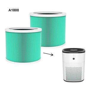 清浄機Ouneda交換フィルターA1800 Ture HepaおよびCarbon Cotton Filter for Pro Air Purifier