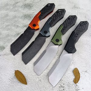 7850 Lansering 14 Auto Folding Knife 3.28 '' D2 Tanto Point Blade Aluminium Carbon Fiber Handle Hög hårdhet utomhus camping bärbar överlevnad EDC fruktkniv