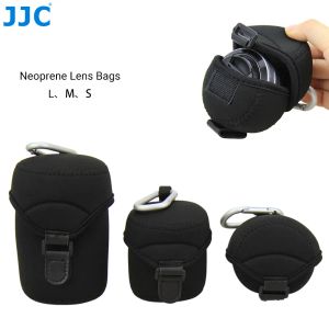 Filtros JJC Deluxe Neoprene Lens Lens Bolsa Bolsa para Canon EFM 18150mm 1855mm 55200mm Sony E 1018mm Nikon Mirrorless Câmera