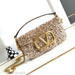 Borsetto in pelle femminile Designer Small Bag Woman CrossBody Vlogo Fashion Bags Borse Borse Borse perle a catena Square 2024 Lady Evening High-end M15K