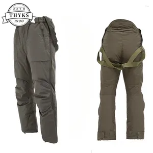 Męskie spodnie -30 ° TAKTYCZNY ładunek męski bawełna gęstość ciepłych wodoofowych bojowych spodni na zewnątrz Odłączany pasek z bokiem spodni narciarski