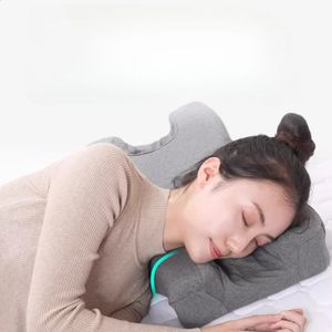 Poduszka do śpiącej piękna - satynowa poduszka z pamięci przeciw niszczeniu do ochrony szyi i pielęgnacji skóry 240410