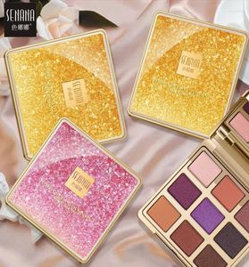 Paleta de sombra glitter de sombra dos olhos Paleta de sombra de sombras foscas brilhantes feminino corea kawaii cosméticos lantejoulas paletas de ma9658578