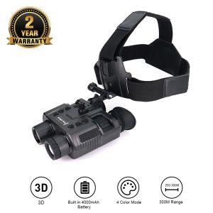 Optics Ishare Nv8000 Helmet 3d Night Vision Goggles Ir 1080p Hd Infrared Nv Binocular Naked Eye 3d Helmet Eyepiece Head Mount Darkness