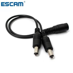 2024 Tester CCTV POE CAMERA IP DC da 1 a 2 cavo del cavo splitter di potenza per telecamera CCTV 1 da femmina a 2 FC1 maschio.Cavo splitter di alimentazione