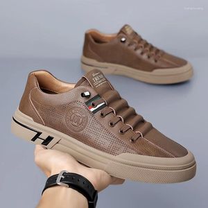 Scarpe casual Brand Brand Oxford Anti Slip Solle resistenti in pelle da esterno Campeggio da corsa all'aperto