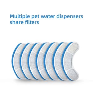 Purificadores 30/20/5pcs Filtro de substituição para gato de cão de cão bebedora de bebidas alimentares de carbono ativado por filtros substituídos