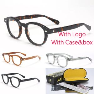 Lensler Johnny Depp gözlükler Çerçeve Kadın Boxcase Bookcle Optik Retro Lemtosh Stil Gözlükleri Gösteri Çerçevesi Açık lens