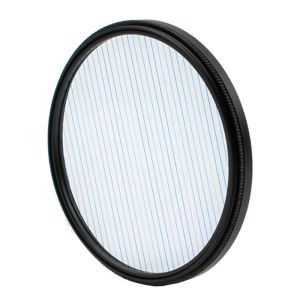 Filters Rainbow/Blue Streaks Effect Filter 77/82mm Cirkulär lins Flare Filter Borstat Widescreen Movie Specialeffekter Filter