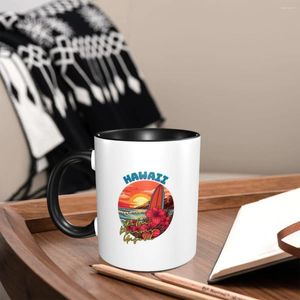 Mugs Hawaii - Aloha Dreams utvecklas kaffe kawaii som spelar vackert mönsterfodral på tabletten