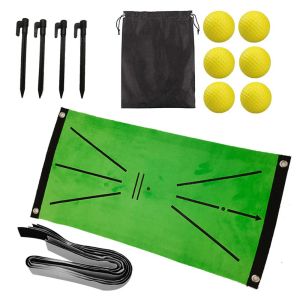 Aids 24x12 Inch Golf Training Mat Grassroots Backyard Golf Mat Golf Training Aids Outdoor Indoor Hitting Pad Practice Grass Mats