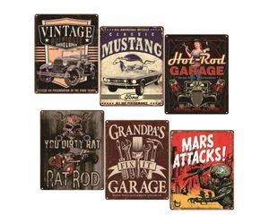Painting Whole Wall Plaque Car Motorcycle Garage Advertising Logo Motor Oil Vintage Retro Metal Tin Sign8317681
