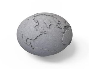 Craft Tools Concrete Globe Silicone Mold Cement Handmade 3D World Ball Mould Desktop Decoration Tool2684544