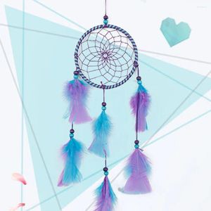 Dekoratif Figürinler Güzel Düğün Dekorasyonu Renkli Gökkuşağı Dream Catcher Çocuk Hediyeleri Üç Renk Seçim