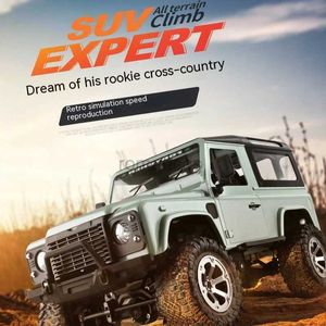 Auto elettrica/RC Waterproof Land Rover Defender 003 Off Road RC Remote Control Auto 4WD Calcing Auto a fondo scala Modello di controllo Remoto Auto 240424