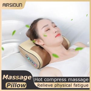 Massager cervicale Massager MASSAGGIO CUSCHIO CUSTO CALDO COMPRESE STRUGO DI MASSEGGIO DI FUNZIONE MASSEGGIO STRUMENTO MASSAGGI