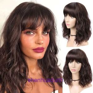 All'ingrosso tutte le parrucche per donne outlet wig women qi liu hai ondulo spalla corta capelli ricci cover falsa cover alla moda yiwu