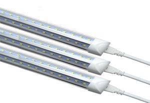 T8 LED LED Integrado Luz de Tubelamp 28W36W42W Luzes fluorescentes de LED 12m 5ft 6ft AC85265V Factory Direct 25pcs8947108