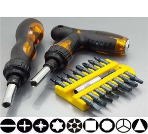 18st Security Tamper Proof Torx Hex Star Bit Set Magnetic Holder Ratchet Skruvmejselbitar Teleskop Justerbar skruvmejsel Set Y3810421