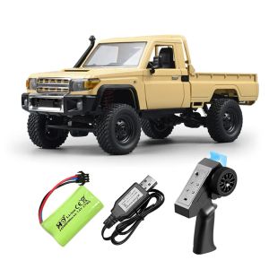 CAR MN82 1:12 Fullskalig RC -bil 2.4G 4WD Remote Control Offroad fordon med 280 motor för pojkar flickor födelsedag julklappar