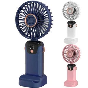 Other Appliances Portable personal fan personal mini handheld desktop fan USB pocket cooling fan with 5-speed electric desktop fan and Lcd display screen J240423