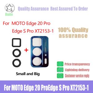 Filter hinterher Kamera Objektivglas für Motorola Moto Edge 20 Pro Rückenkamera Glaslinsen Reparaturteile für Moto Edge S Pro XT21531