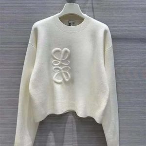 23SS Nuovo maglione unica donna unica autunno autunnale alla moda a maniche lunghe a maniche di fascia alta designer di design a pelover di fascia alta femmini