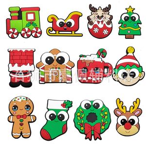 christmas holiday Anime charms wholesale childhood memories funny gift cartoon charms shoe accessories pvc decoration buckle soft rubber clog charms