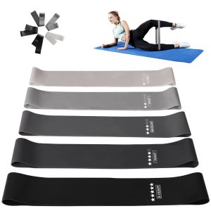 Ausrüstungsfitness -Trainingstraining -Widerstandsbänder Home Yoga Sportfestigkeitsbänder, die elastische Pilates CrossFit Gymnaste ausdehnen