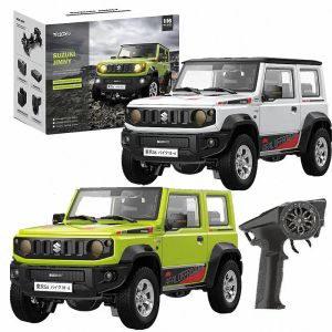 Cars 1/16 JIMNY RC Car Rock Crawler LED Light Simulated Sound OffRoad Climbing Truck RTR Full Proportional Models toys for boys