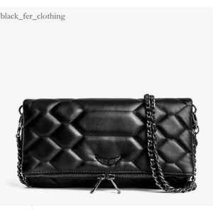 Сумки для плеча женщин подлинные кожаные крылышки Pochette Zadig Voltaire Bag Tot Caffice Tote Diamond Designer Baguette Clutch Sags Walle Sac Zadig Voltaire 530