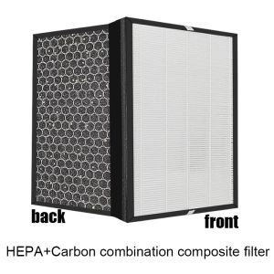 Purifiers HEPA -filter + Aktivt kolkomposit luftrenare Filterbyte för luftrenare Bork A501 A503 A701 A700 A800 A704